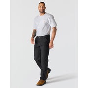 Carhartt Men's Rugged Flex Relaxed Straight Duck Double-Front Cargo Pants, Black, 38W x 30L, 103334-BLK
