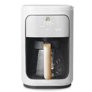 Drew Barrymore 19027 Beautiful 14 Cup Programmable Touchscreen Coffee Maker, White Icing