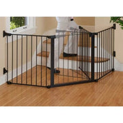 KidCo G3011 Auto Close Configure Gate with Door, Black, 24