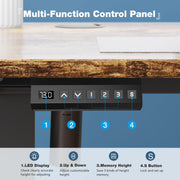 Edx WMYO-JHED121 63 x 24 Inches Ergonomic Stand up Desk, Oak