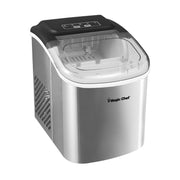Magic Chef Portable Countertop Ice Maker, 27 lb Daily Output, Stainless Steel, Bullet Ice Cubes, 1.5 lb Storage Capacity, Digital Controls