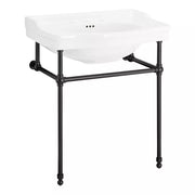 Signature Hardware SH663002MB Brass Console Stand for 30