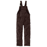 Carhartt 102776-DKB Heavyweight Cotton Duck Bib Overalls for Men, 36x32, Dark Brown