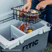 RTIC 504.0587928 Ultra-Light 32 Quart Hard Cooler Insulated Portable Ice Chest Dark Grey And Cool Grey