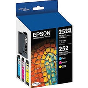 Epson T252XL-BCS Combo Pack Black High Capacity and C/M/Y Standard Cartridges