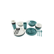 Mainstays DOTCOM21-14-009 28-Piece Eco-Friendly Recycled Plastic Dinnerware Set