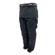 Frogg Toggs FTX Armor Men's Rain Pants, Slim Athletic Fit, 15k/10k Waterproof Breathable Fabric, Adjustable Waist, Splash-Resistant Zippers, Black, Medium, 1FA811-000-MD