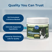 Dyne Pet Supplement Dyne Soft Chews Calming Supplement Chicken Liver Flavor 60 Count 99736