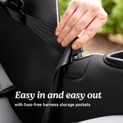 Graco Extend2Fit Convertible Child Safety Car Seat with Adjustable Extension Panel for Extra Legroom, Gotham Black