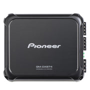 Pioneer GM-DX874 4-Channel Class D Car Amplifier, 1200W Max Power, Hi-Res Audio Certified, Variable Low-Pass and High-Pass Filters, Wired Bass Boost Remote, Black