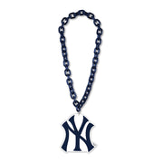 WinCraft New York Yankees Fan Necklace, Oversized Foam Pendant, Lightweight Plastic Chain, Unisex Adult, 24-Inch, 201451342