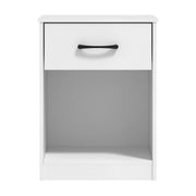 Mainstays MS15013489710WH Ardent Nightstand with 1 Drawer, White