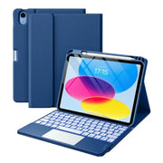 Funbiz iPad 10th Generation Case with Keyboard, Blue