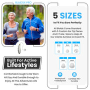 Blaids X Pro Grey Programmable Hearing Aids with Mobile App Hearing Test & Noise Cancellation