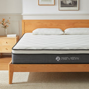 Review King Size Mattress 10 Inch Memory Foam Hybrid Mattress in a Box with Individual Pocket Spring Motion Isolation