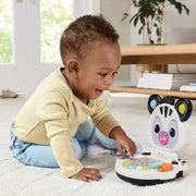 VTech 80-564700 Baby Lil Zebra Laptop, Interactive Infant Activity Toy with Educational and Music Modes, Portable with Carrying Handle, 3+ Months