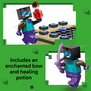 LEGO Minecraft Nether & End Portal Journey Toy Building Set, 192 Pieces, Cool Hero Minifigure, Multicolor, 21584