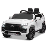 UBesGoo 12V Ride On Car Truck, White - Safe and Comfy