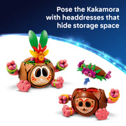 Lego Disney Moana Kakamora Building Toy, 407 Pieces, Posable Characters with Hidden Storage, Multicolor, 43293