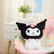 Sanrio Kuromi Kids Weighted Pillow Buddy, 3.3 lb Plush Throw Pillow with Embroidered Details