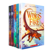 Scholastic US Wings of Fire Book Box Set, Complete First Five Books, Hardcover, Illustrated Edition, 9780545855723