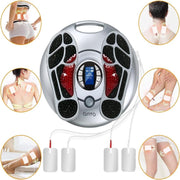 OSITO AST-300J EMS Foot Massager with 25 Modes and 99 Intensities, Circulation Stimulator and Pain Relief, White