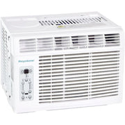 Keystone KSTHW12B 12,000/11,600 BTU 230V Window/Wall Air Conditioner with 11,000 BTU Supplemental Heat Capability - White