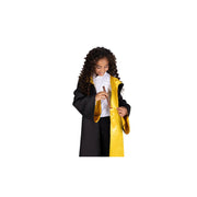 JAKKS PACIFIC 72743 Harry Potter Hufflepuff Child Large Unisex Robe with House Crest and Hood