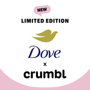 Dove Crumbl Limited Edition Body Care Gift Set, Strawberry Crumb Cake Scent, 2 Count