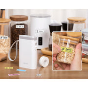 Nelko P21 Bluetooth Label Printer with 14x40mm 100pcs roll, White