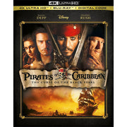 Disney Pirates of the Caribbean The Curse of the Black Pearl 4K Ultra HD Blu-ray Digital 84667424
