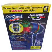 Star Shower 10639-6 Motion Laser Light Projector