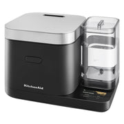 KitchenAid Grain and Rice Cooker, 8 Cup Capacity, Integrated Scale and Water Tank, 21 Preset Settings, Touchscreen Controls, Black Matte, KGC3155BM