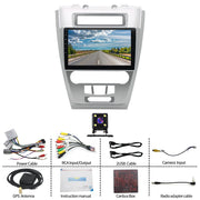 Eforcase QA1494XJLD Radio for Ford Fusion 2010-2012 Touch Screen, 10.1 Inch Android Car Stereo CarPlay Android