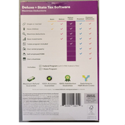 H&R Block Tax Software Deluxe + State 2024 PC Mac NEW Sealed