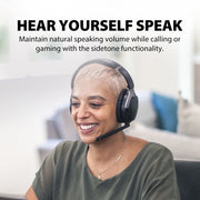 Avantalk Aria Pro 3 Bluetooth Wireless Headphones with Detachable Noise-Canceling Mic, 20ms Low Latency, Dual PC and Phone Connection, USB-C Dongle, Compatible with PS5, ATBH-AS92-T