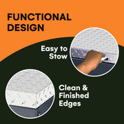 DDRPL Flybold 28-Inch Griddle Cover, Durable Diamond-Cut Aluminum, Weatherproof, Lightweight with Ergonomic Handles and Integrated Hangers