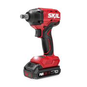 SKIL PWR CORE 20V Brushless Cordless Impact Wrench, 1/2-Inch Anvil, Two-Speed Selection, Includes 2.0Ah Battery and Charger, IW6720B-10