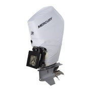 Mercury Marine Tow-N-Stow Outboard Cover for 350-425hp V10 Verado Engines, White, Marine-Grade Polysoft II, 8M0228538