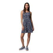 Columbia PFG Freezer III Sleeveless Athletic Dress with UPF 30 Sun Protection, Cooling Fabric, Collegiate Navy Konakai, Small, 153802