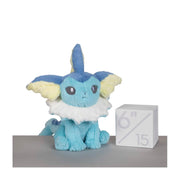 Pokemon Vaporeon Comfy Friends Plush, 18.5 Inch Blue Polyester Stuffed Toy, 701-96552