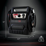 Schumacher Electric DSR Pro 4000A Car Battery Jump Starter, Portable Power Station, 12V Automotive and Marine Batteries, Black, DSR159