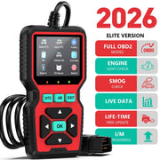 GPED OBD2 Scanner Diagnostic Tool with Reset Mode 6, Mode 8, I/M Readiness, 2.8-Inch LCD Display for All OBDII Cars Since 1996