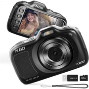 NBD 64MP Digital Cameras for Photography, Black