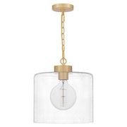 Quoizel ABR1512C Abner Pendant Light in Polished Chrome