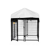 KennelMaster DK5244WC 52 in. x 4 ft. x 4 ft. Welded Wire Dog Fence Kennel Kit