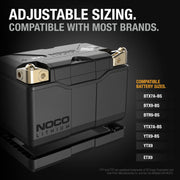 NOCO Lithium NLP9 Group 9 12V 3Ah LiFePO4 Powersport Battery, 400A Starting Power, Universal Multi-Terminal Design