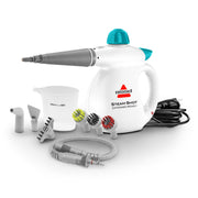BISSELL Steam Shot Extended Reach Handheld Steam Cleaner, 1000W, 16ft Cord, 10 fl oz Tank, Chemical-Free Cleaning, 4171W