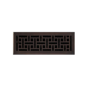 Signature Hardware 402632 Wicker Style Brass Floor Register - 4