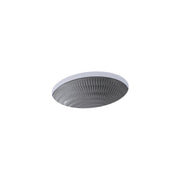 KOHLER K-14280-C5-K5 Ricochet Undercounter Bathroom Sink, Translucent Cashmere